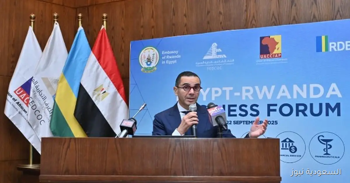 التجارة بين مصر ورواندا تصل إلى 216 مليون دولار في 2024 ومصر تهدف لمضاعفتها