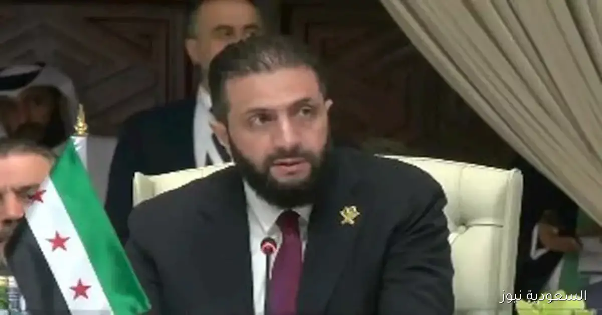 الرئيس السوري: يجب على إسرائيل العودة إلى ما كانت عليه قبل 8 ديسمبر 2024، ونؤكد أننا لن نكون مصدر تهديد لأحد