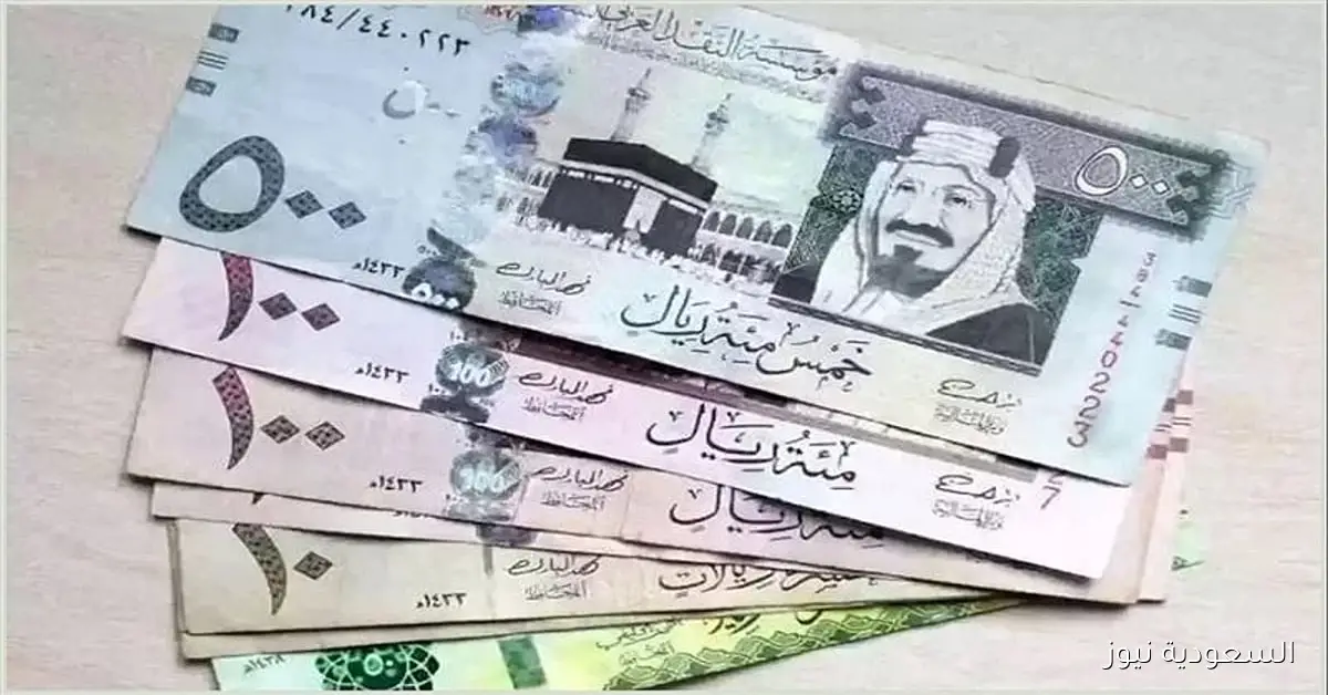 سعر الريال السعودي مقابل الجنيه المصري والعملات العربية اليوم الثلاثاء 24-3-1447
