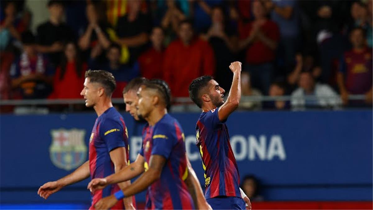 فيران توريس يحرز الهدف الثاني لبرشلونة في مواجهة خيتافي