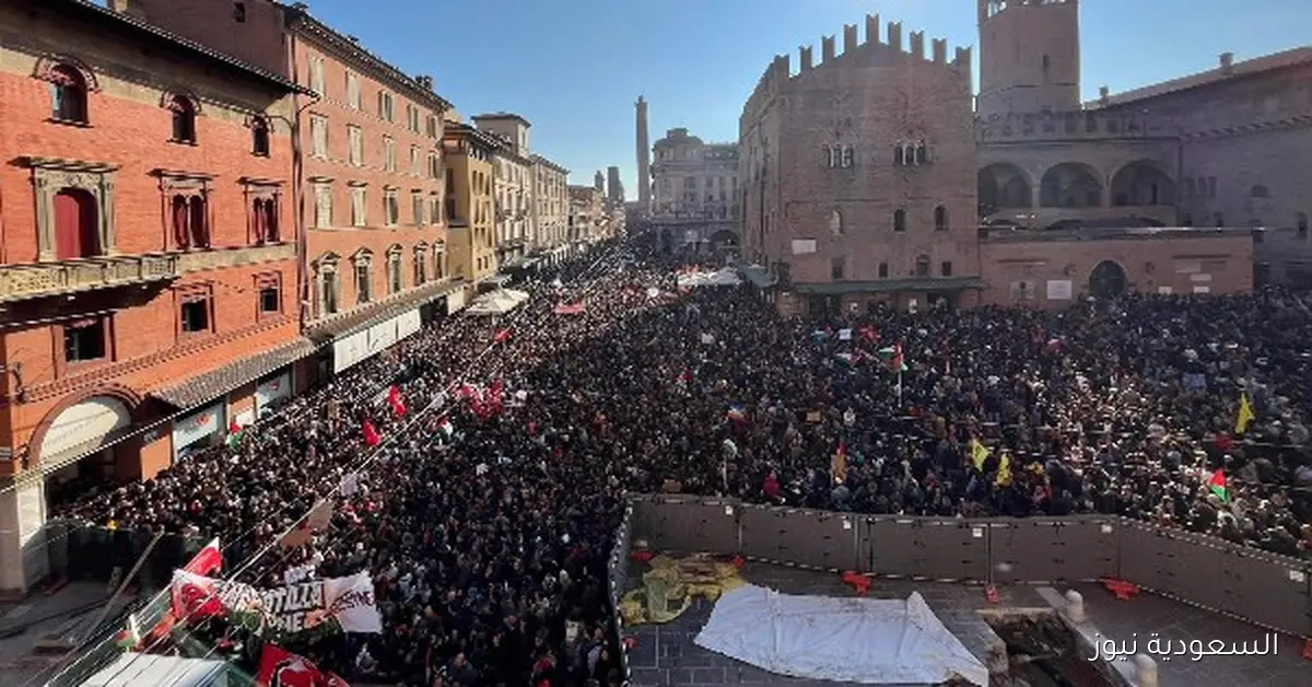 إيطاليا تتضامن مع غزة: 300 ألف متظاهر وإضراب عام يعم البلاد
