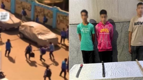 التحقيق مع طلاب تشاجروا بالعصي الخشبية أمام مدرسة خلال بلبس المدرسة