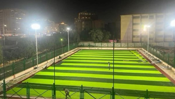 تطوير ملعب مركز كفر نصار بالجيزة بالتزامن مع افتتاح المتحف المصري الكبير