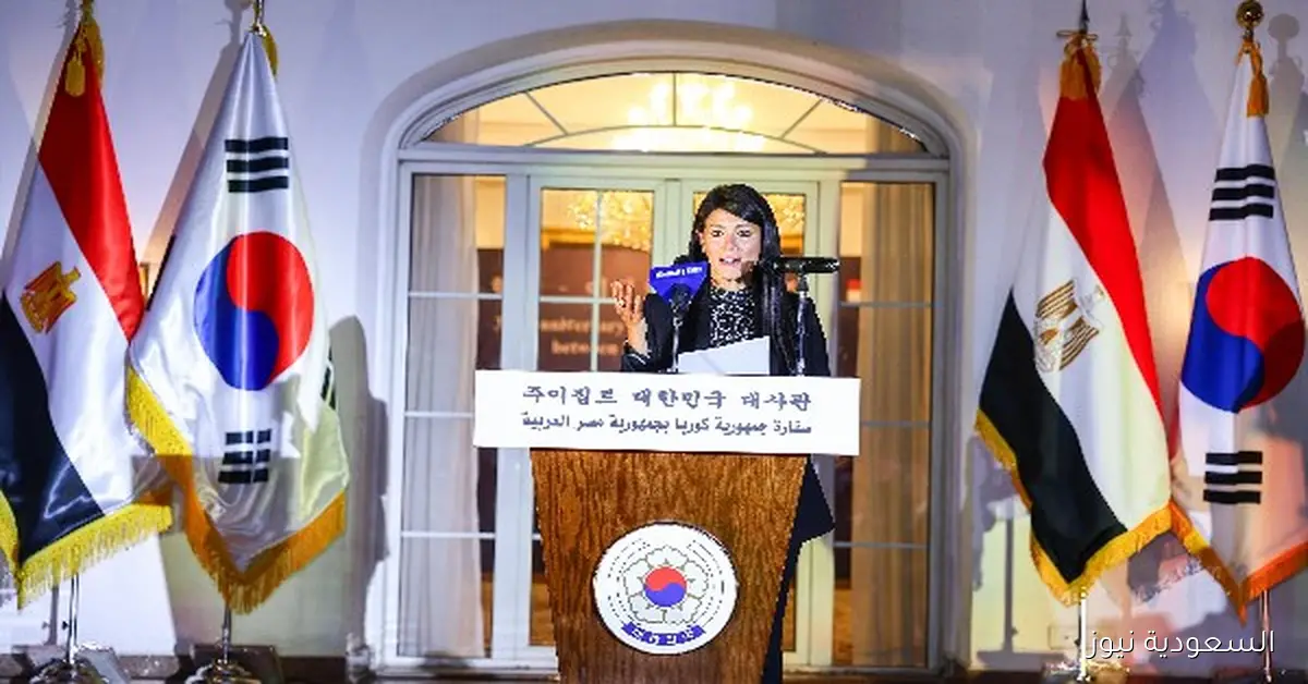 رانيا المشاط تحتفل باليوم الوطني لكوريا الجنوبية