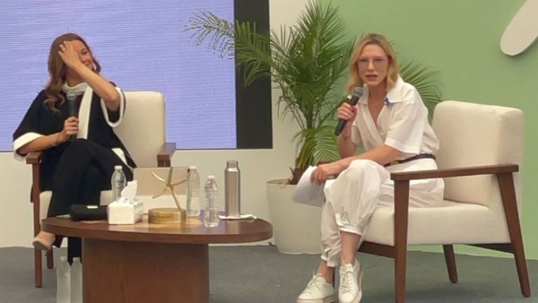 كيت بلانشيت تشيد بمصر ودورها في دعم اللاجئين خلال مهرجان الجونة