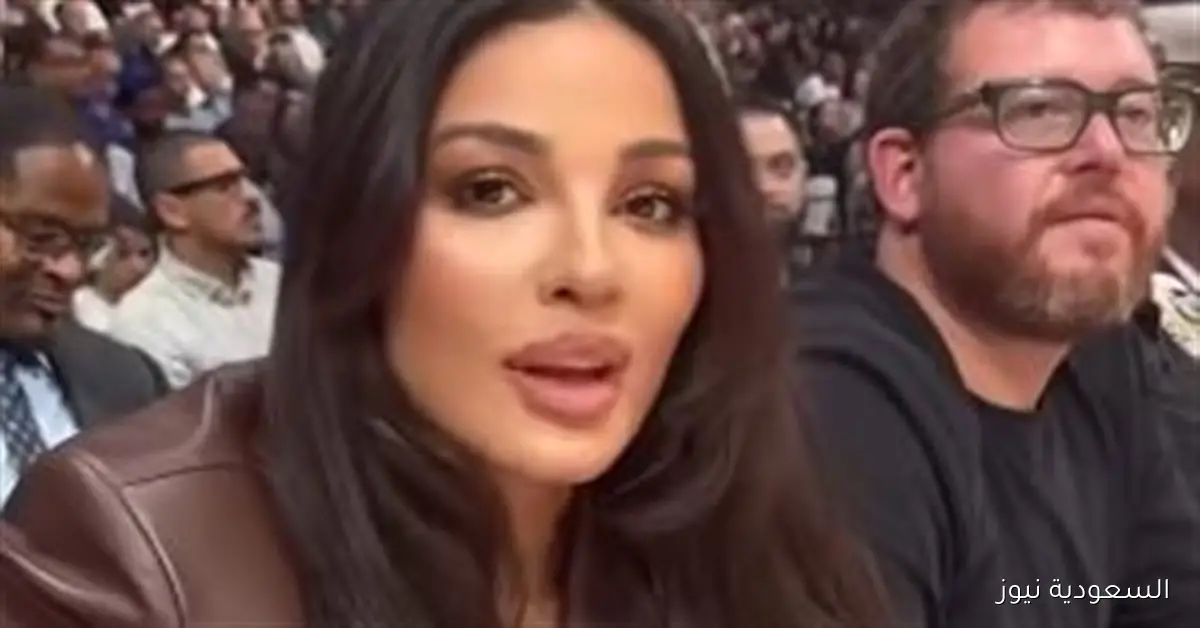 لحظة سقوط نادين نسيب نجيم المحرجة في أبو ظبي