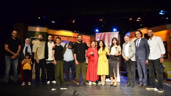 ماجدة زكي تتألق في عرض أسير بمهرجان نقابة المهن التمثيلية دعمًا لابنها