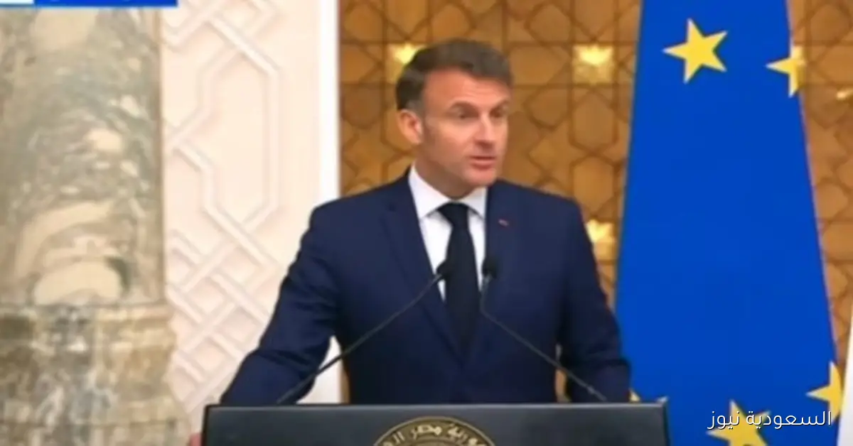 ماكرون يؤكد على فرصة تاريخية لتحقيق السلام في الشرق الأوسط