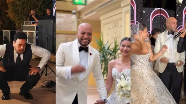 نجوم الفن يحتفلون بزفاف حاتم صلاح وأحمد سعد يشعل الأجواء ومصطفى غريب يعلق