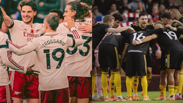 أرسنال يتصدر البريميرليج بعد فوزه على بيرنلي وتعادل مانشستر يونايتد مع نوتنجهام