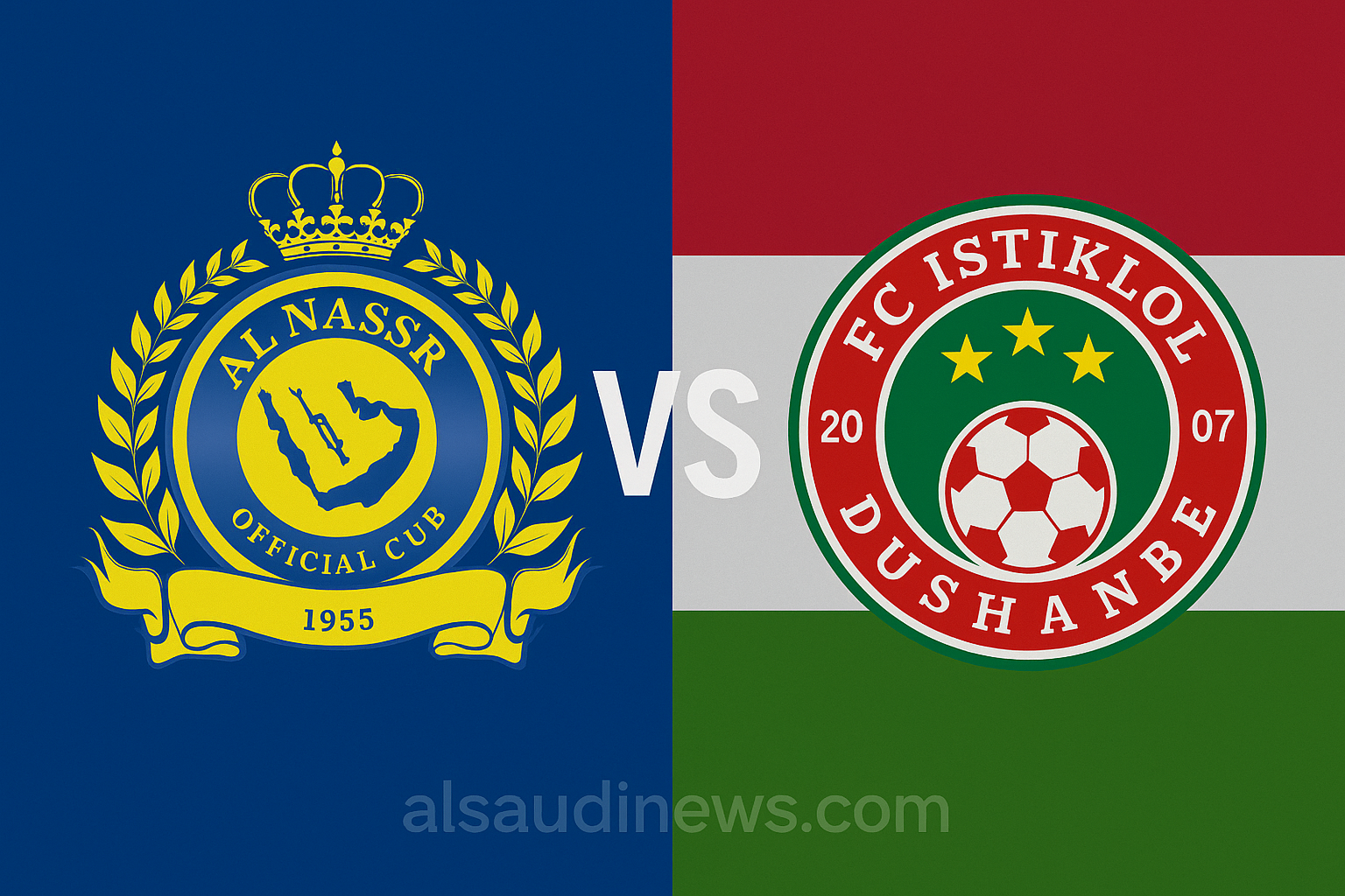 فوز كبير النصر ضد إستقلول بالـ4-0.. نتيجة مباراة النصر واستقلال دوشنبه في ملعب ألماتي المركزي