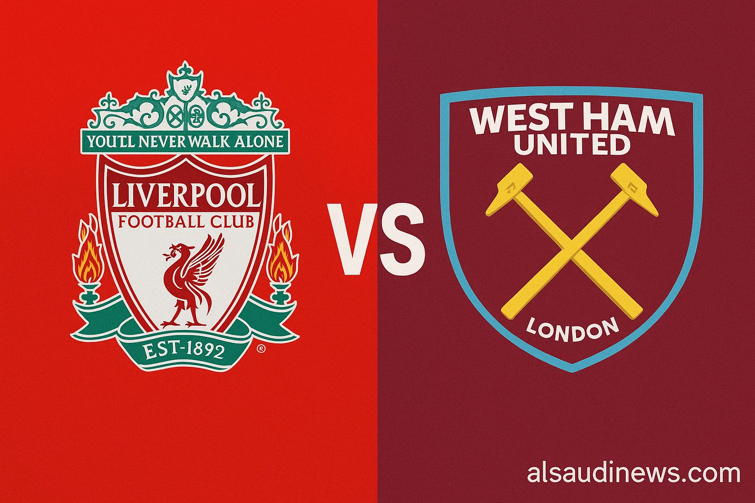 خسارة وست هام ضد ليفربول بالـ0-2 وغياب صلاح.. نتيجة مباراة ليفربول ووست هام يونايتد في ملعب لندن الأولمبي