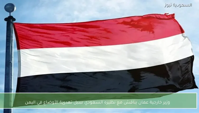 وزير خارجية عمان يناقش مع نظيره السعودي سبل تهدئة الأوضاع في اليمن