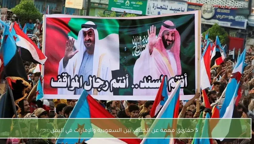 5 حقائق مهمة عن الخلاف بين السعودية والإمارات في اليمن