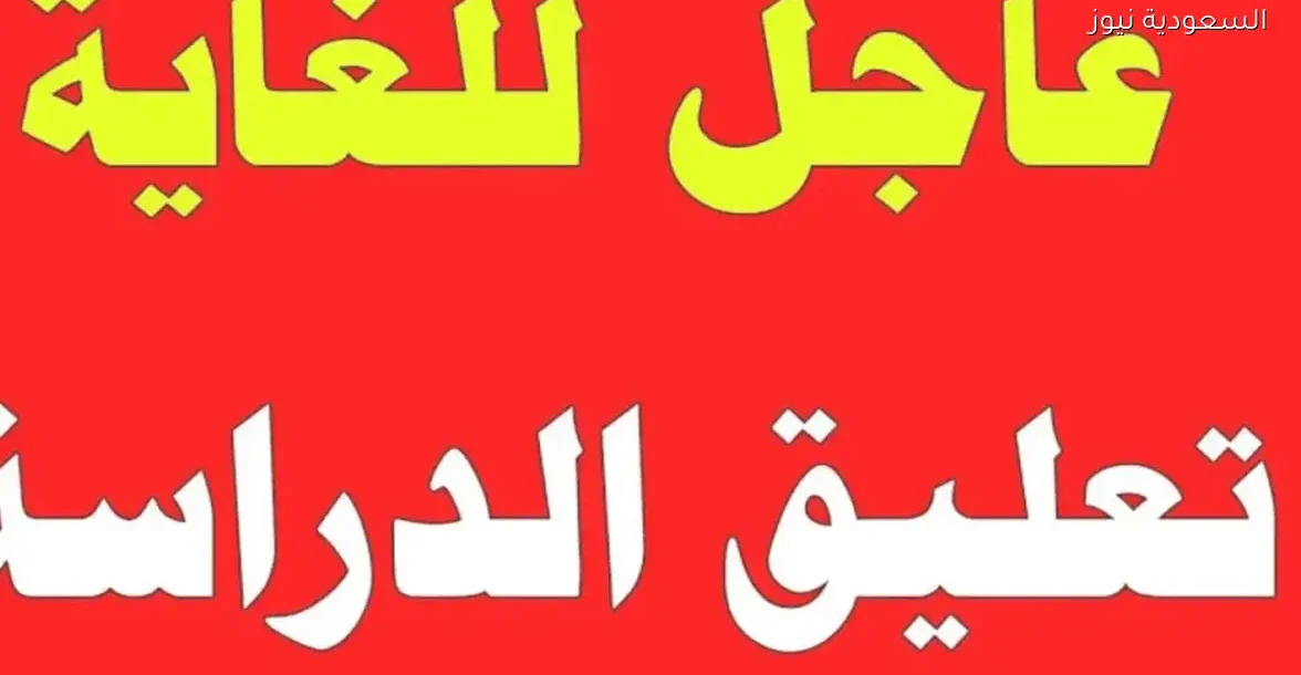 استمرار تعليق الدراسة غدًا الخميس في السعودية بسبب الطقس: إليك التفاصيل