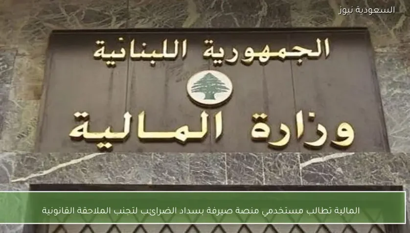 المالية تطالب مستخدمي منصة صيرفة بسداد الضرائب لتجنب الملاحقة القانونية