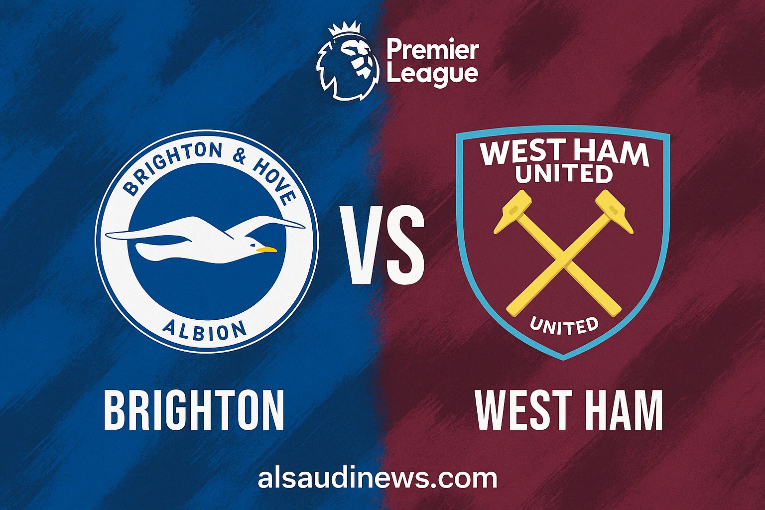 تعادل برايتون ضد وست هام بالـ1-1.. نتيجة مباراة برايتون ووست هام يونايتد في ستاد فالمر