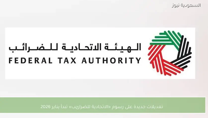 تعديلات جديدة على رسوم «الاتحادية للضرائب» تبدأ يناير 2026