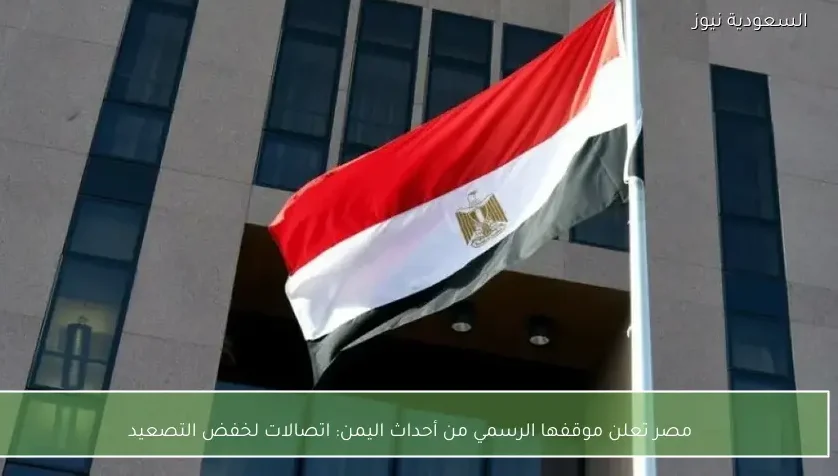 مصر تعلن موقفها الرسمي من أحداث اليمن: اتصالات لخفض التصعيد