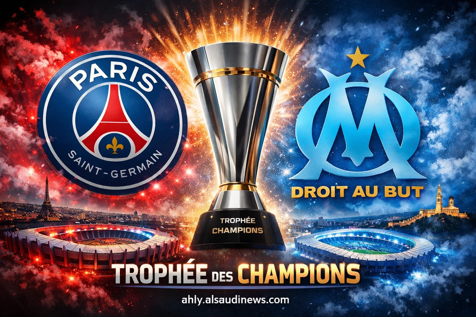 بي اس جي البطل بالركلات.. نتيجة مباراة باريس سان جيرمان ومارسيليا في كأس السوبر الفرنسي