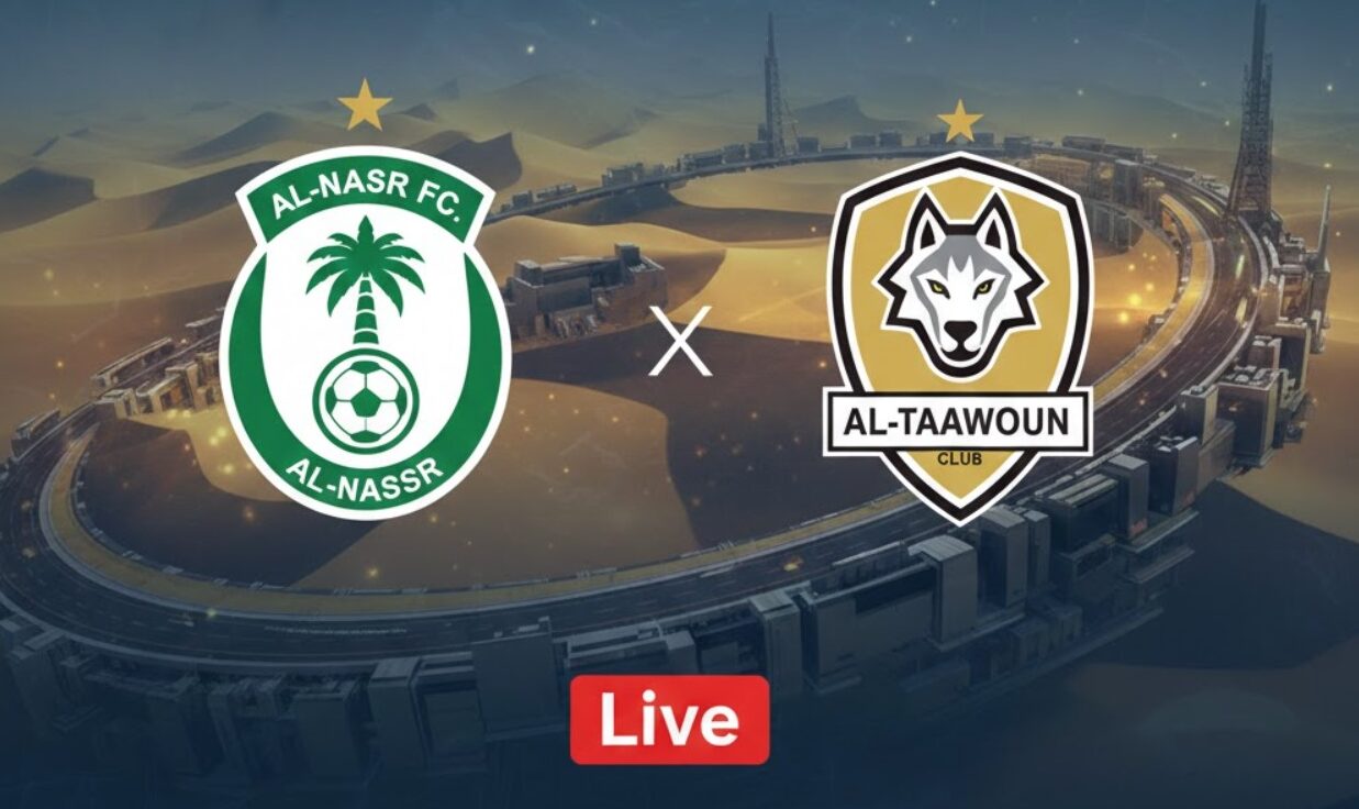 شوف الآن مباراة النصر والتعاون يلا شوت بث مباشر في ملعب الأول بارك