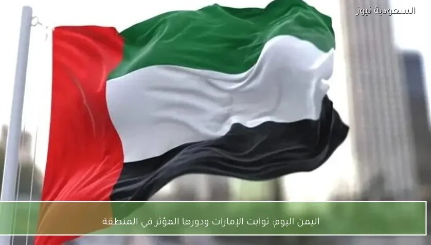 اليمن اليوم: ثوابت الإمارات ودورها المؤثر في المنطقة