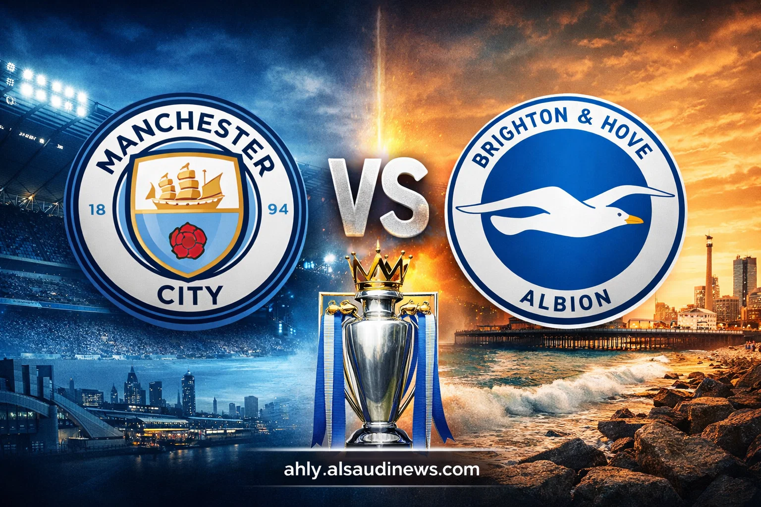 مان سيتي ضد برايتون.. نتيجة مباراة مانشستر سيتي وبرايتون في الدوري الإنجليزي