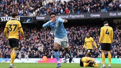 مان سيتي ضد وولفرهامبتون تابع هدف عمر مرموش