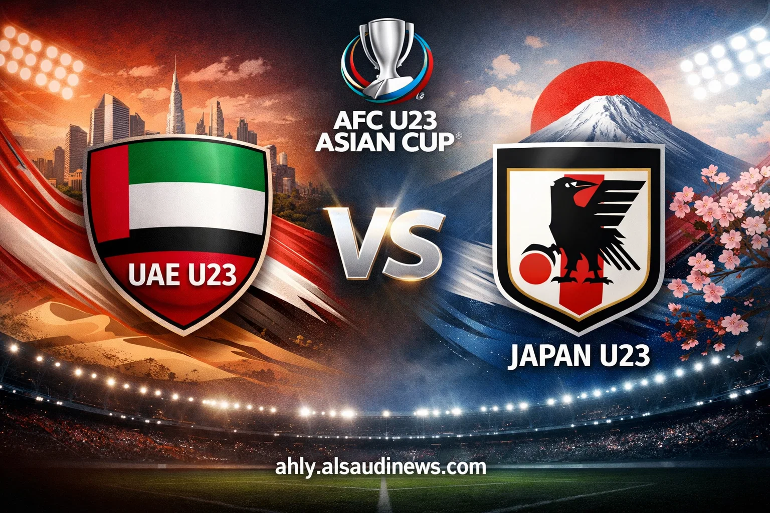 خسارة الامارات تحت 23 ضد اليابن تحت 23.. نتيجة مباراة الامارات واليابان في كأس آسيا الأولمبي