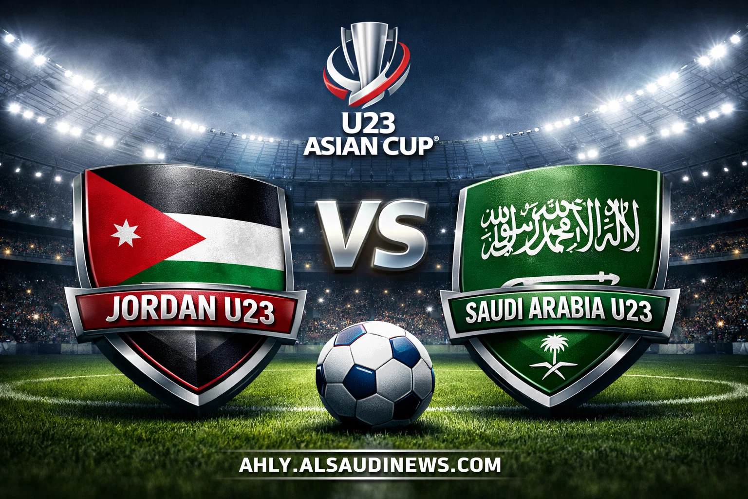 فوز الأردن تحت 23 ضد السعودية تحت 23.. نتيجة مباراة السعودية والاردن في كأس آسيا الأولمبي