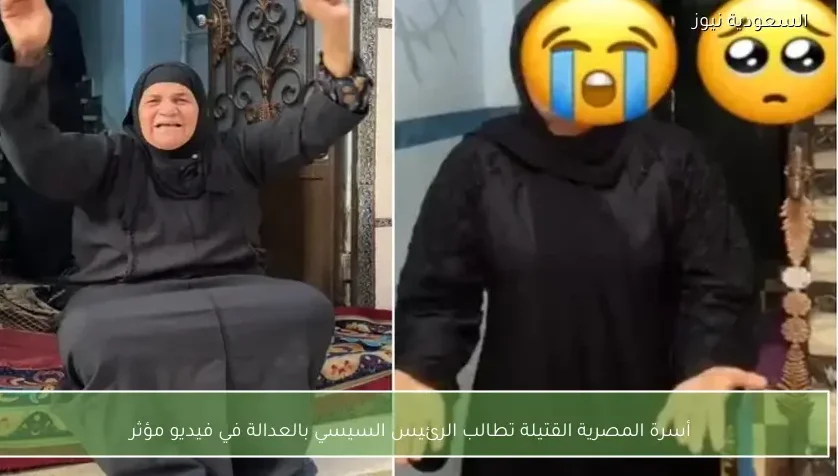 أسرة المصرية القتيلة تطالب الرئيس السيسي بالعدالة في فيديو مؤثر