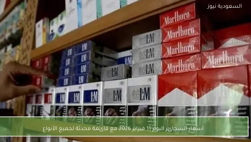 أسعار السجائر اليوم 11 فبراير 2026 مع قائمة محدثة لجميع الأنواع