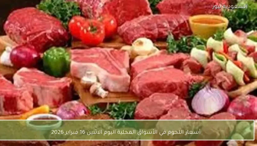 أسعار اللحوم في الأسواق المحلية اليوم الاثنين 16 فبراير 2026