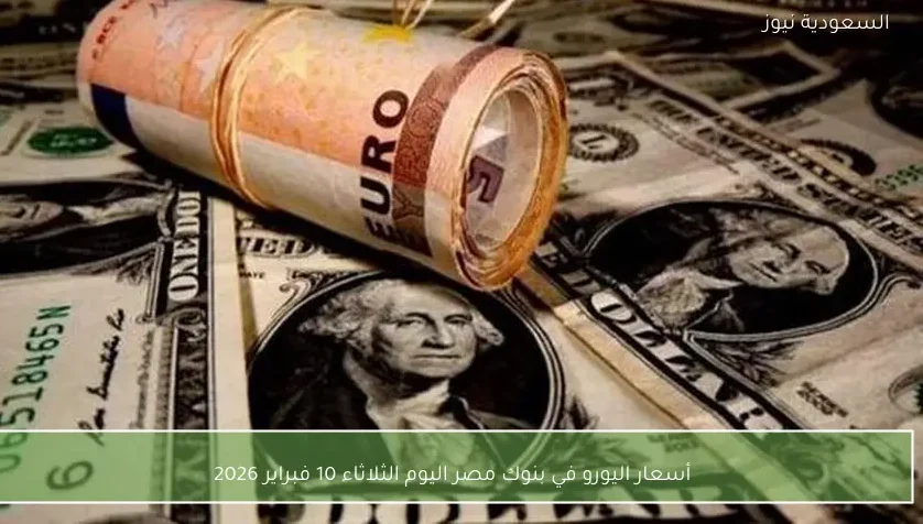 أسعار اليورو في بنوك مصر اليوم الثلاثاء 10 فبراير 2026