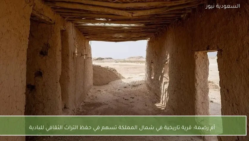 أم رضمة: قرية تاريخية في شمال المملكة تسهم في حفظ التراث الثقافي للبادية