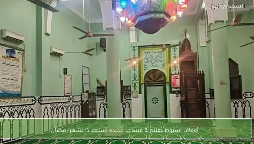أوقاف أسيوط تفتتح 8 مساجد جديدة استعدادًا لشهر رمضان