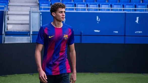 أول ظهور لحمزة عبد الكريم مع برشلونة أتلتيك أمام تيراسا