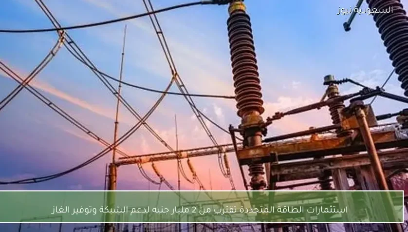 استثمارات الطاقة المتجددة تقترب من 2 مليار جنيه لدعم الشبكة وتوفير الغاز