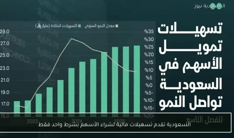 السعودية تقدم تسهيلات مالية لشراء الأسهم بشرط واحد فقط
