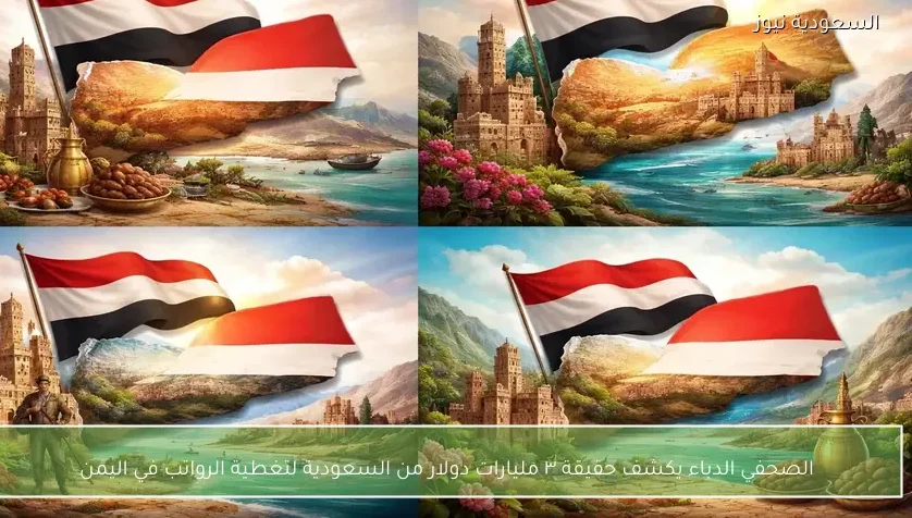 الصحفي الدباء يكشف حقيقة ٣ مليارات دولار من السعودية لتغطية الرواتب في اليمن