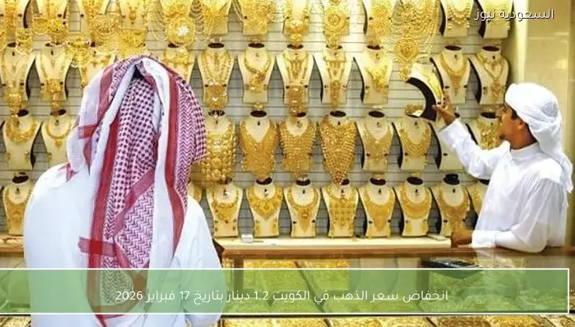 انخفاض سعر الذهب في الكويت 1.2 دينار بتاريخ 17 فبراير 2026