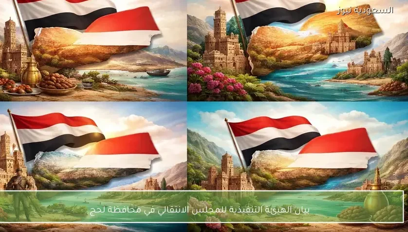 بيان الهيئة التنفيذية للمجلس الانتقالي في محافظة لحج