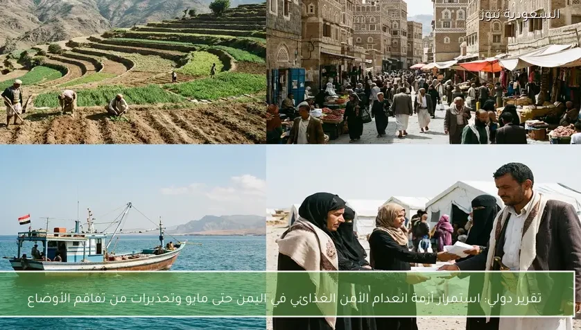 تقرير دولي: استمرار أزمة انعدام الأمن الغذائي في اليمن حتى مايو وتحذيرات من تفاقم الأوضاع