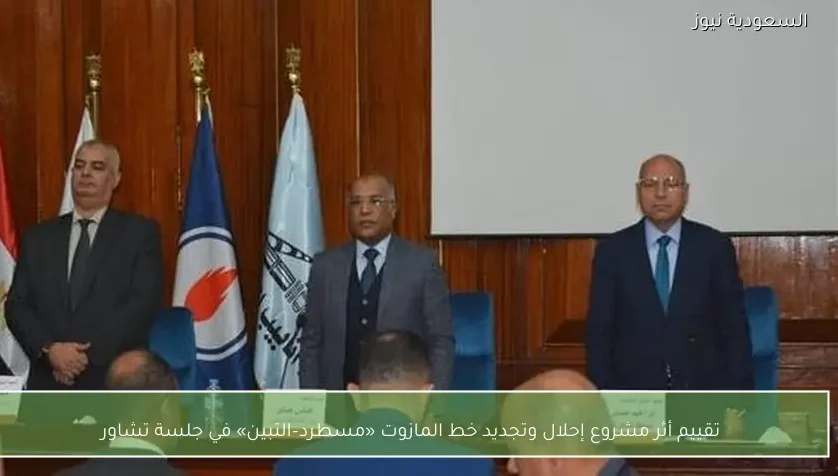 تقييم أثر مشروع إحلال وتجديد خط المازوت «مسطرد–التبين» في جلسة تشاور