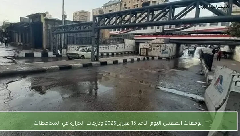 توقعات الطقس اليوم الأحد 15 فبراير 2026 ودرجات الحرارة في المحافظات