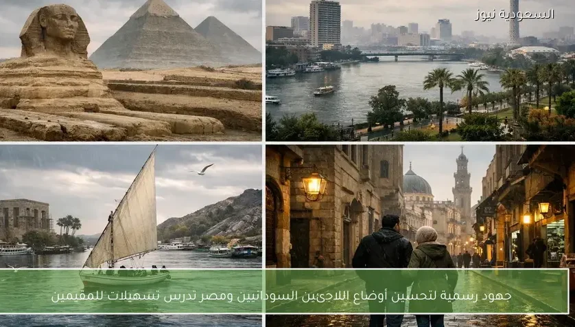 جهود رسمية لتحسين أوضاع اللاجئين السودانيين ومصر تدرس تسهيلات للمقيمين