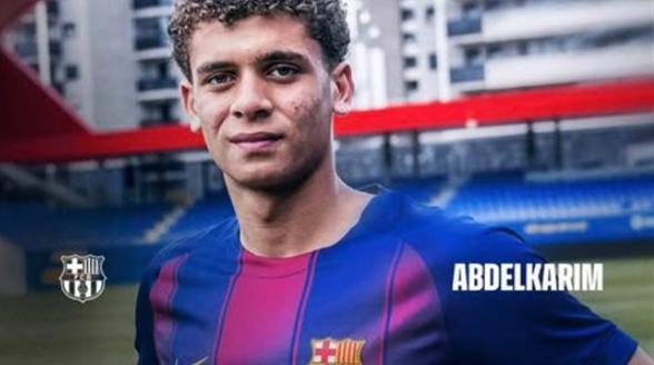 حمزة عبد الكريم يعلق لأول مرة بعد انضمامه إلى نادي برشلونة