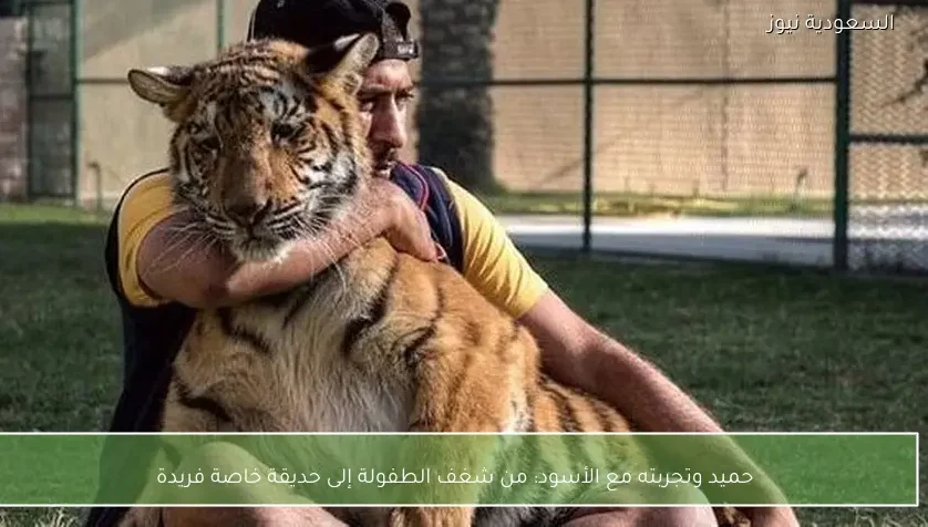 حميد وتجربته مع الأسود: من شغف الطفولة إلى حديقة خاصة فريدة