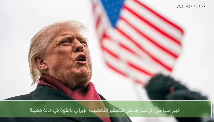 خبير سياسي: ترامب يسعى لتصفير التخصيب الإيراني بالقوة في حالة معينة