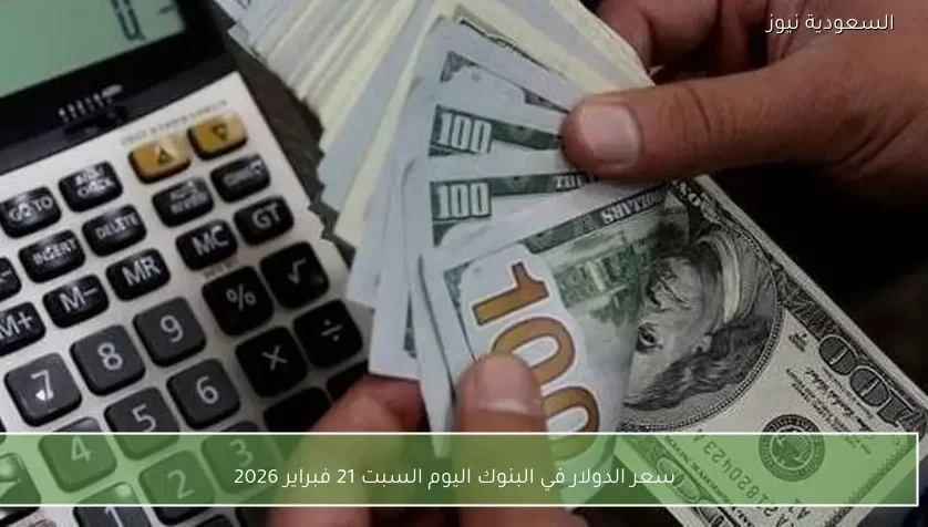 سعر الدولار في البنوك اليوم السبت 21 فبراير 2026
